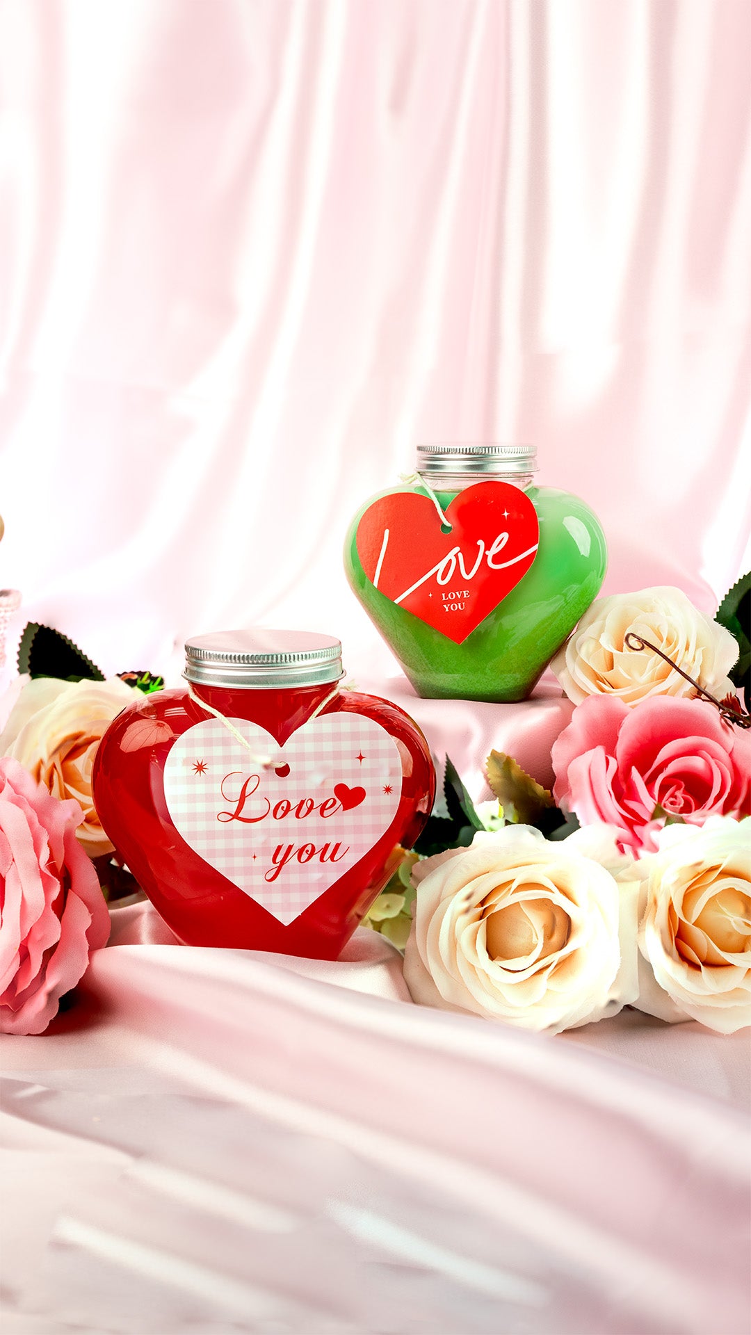  Paquete Envase Corazón 400ml