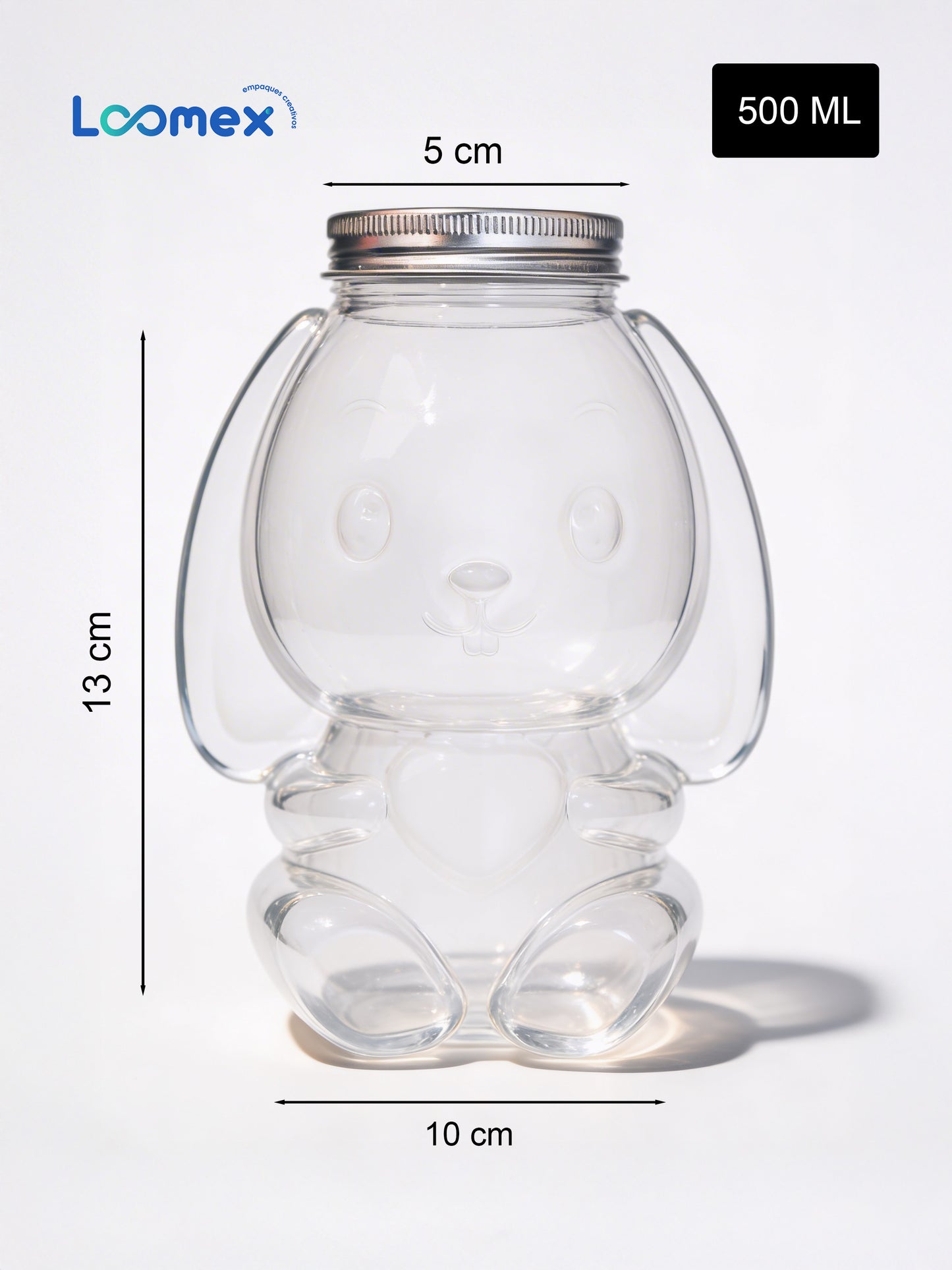 Paquete Envase Conejito 500ml